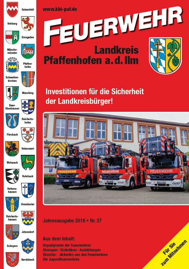 Feuerwehrzeitschrift des Landkreises Pfaffenhofen 2018